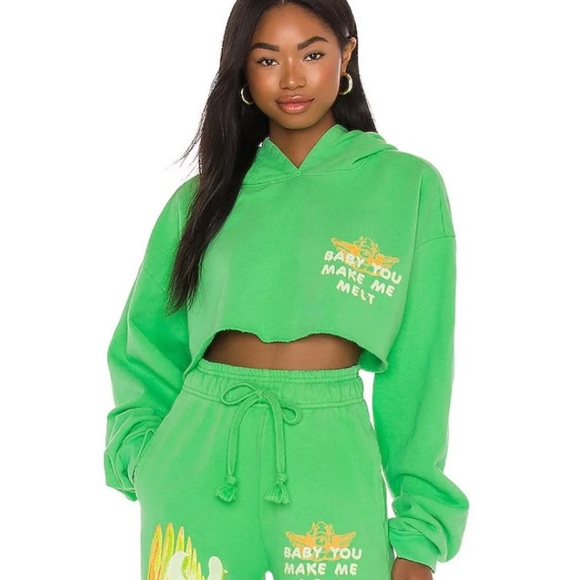 Boys Lie Tops - BNWT Boys Lie Toxic Love Hoodie Cropped